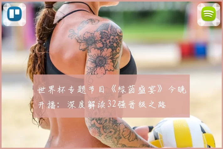 世界杯专题节目《绿茵盛宴》今晚开播:深度解读32强晋级之路