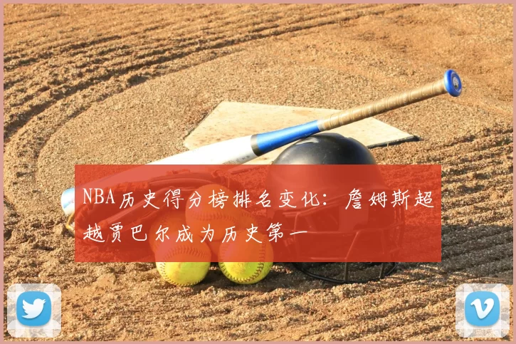 NBA历史得分榜排名变化:詹姆斯超越贾巴尔成为历史第一